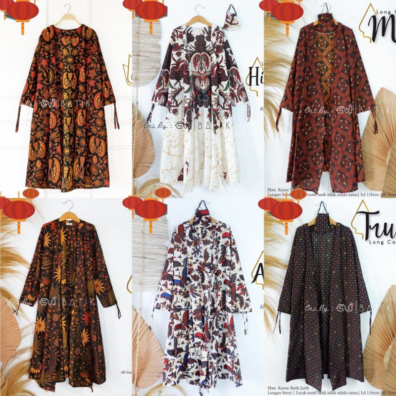 GROSIR OUTER BATIK ELEGAN ALUSAN / LONGCARDI BATIK HALUS