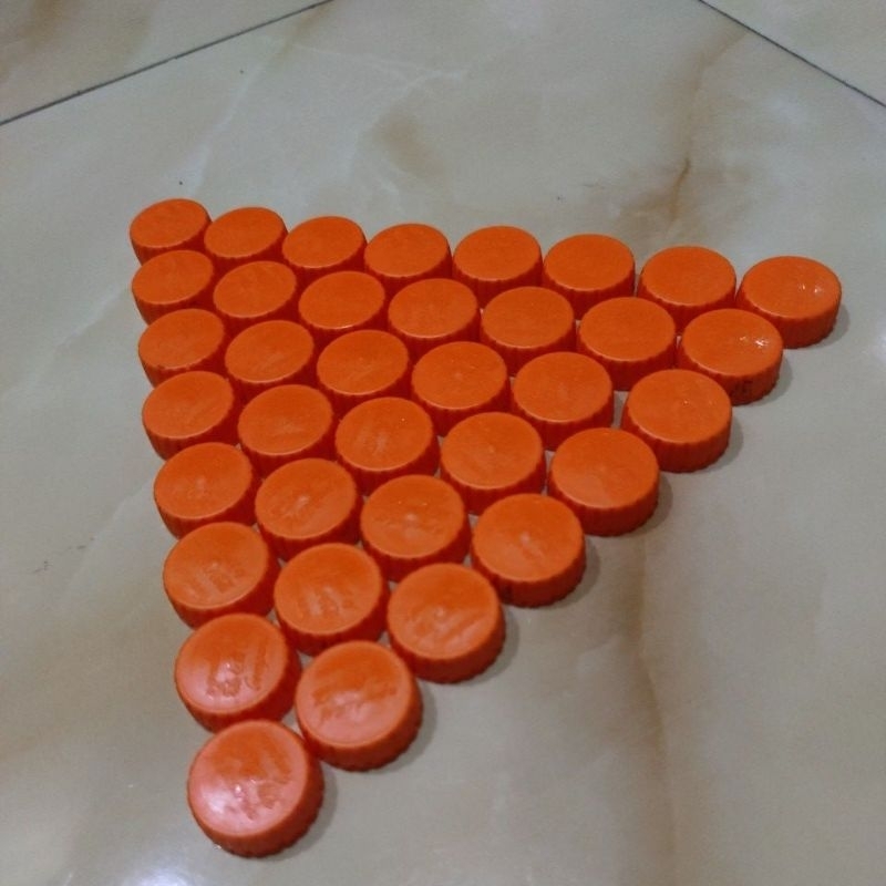 Tutup Botol Bekas Fanta 100 Pcs Cuci Bersih