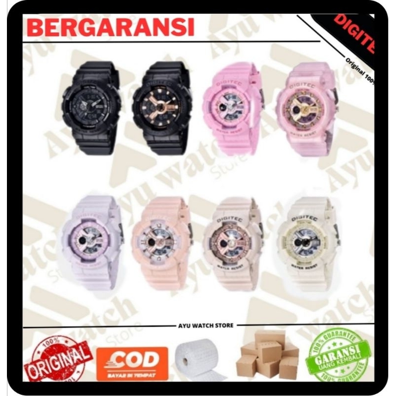 Jam Tangan Digitec 4020 Wanita Original