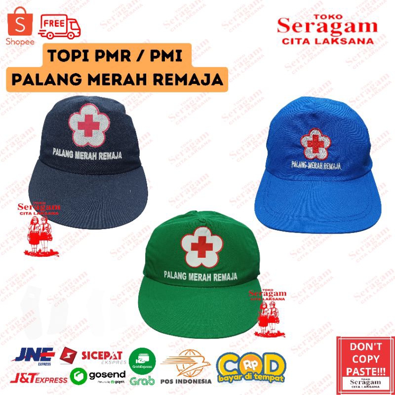 Topi PMR / Palang Merah Remaja Indonesia