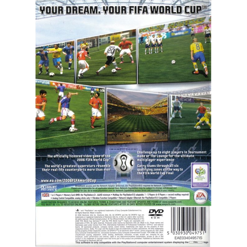 Kaset PS2 Winning Eleven 2006 edisi World Cup Jerman