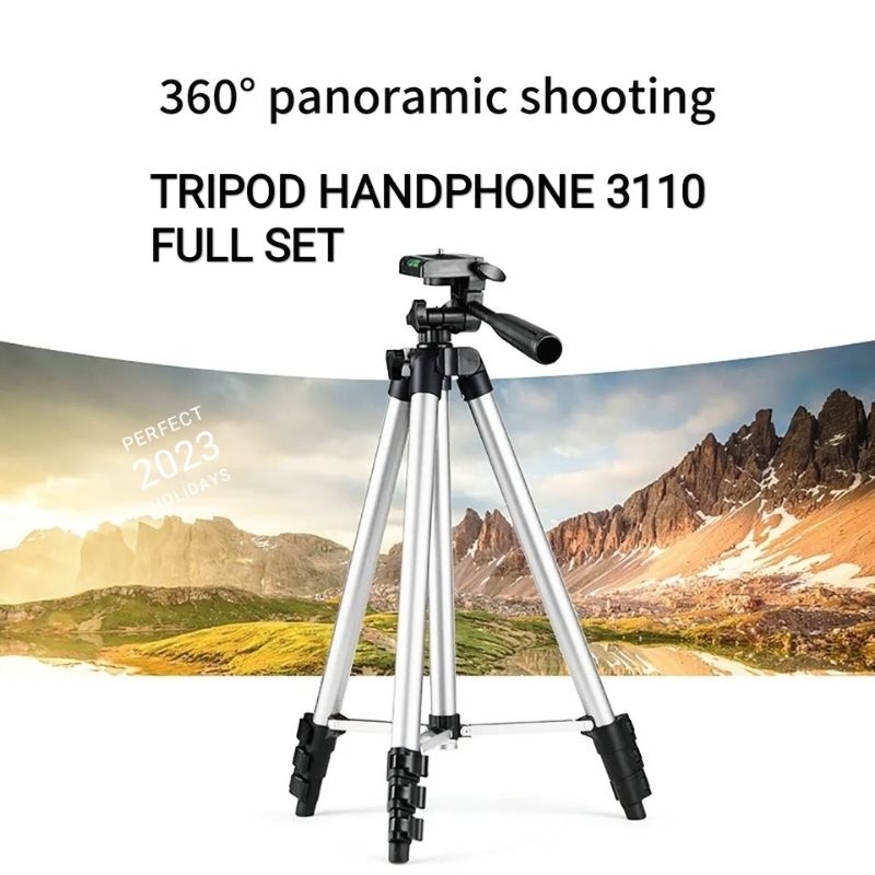 Tripod Handphone 3110 Universal Camera Holder U Kaki Stabilizer 1 Meter