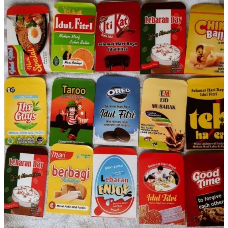 

(NOT FOR SALE) Amplop Lebaran Motif/Karakter