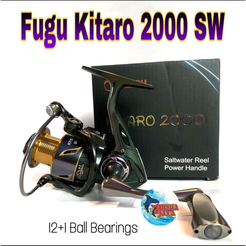 Reel Fugu Kitaro 2000SW 12+1 BB Metal Knob