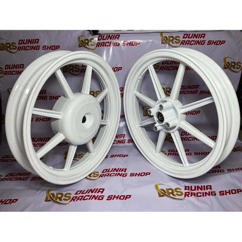 Velg Racing Pelek Racing Rossi palang 8 Comet Beat Scoopy Vario 110 Genio Beat deluxe Vario 125 150 Spaces depan belakang