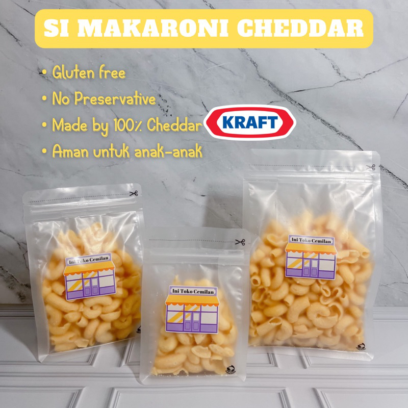 

Makaroni Cheddar 70gr | Makaroni Keju Kraft | Homemade Gluten free