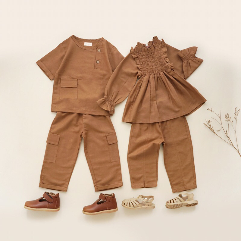 RACHIDKIDS / SETELAN COUPLE ANAK / MORGAN DAN JULIE SET