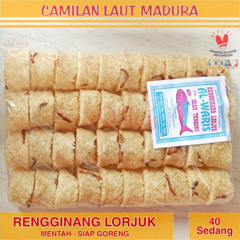 

Rengginang Lorjuk Kerang Bambu Mentah Besar Siap Goreng Khas Madura Isi 40 Pcs - Camilan Laut Madura Teman Santai Cocok Buat Oleh-oleh