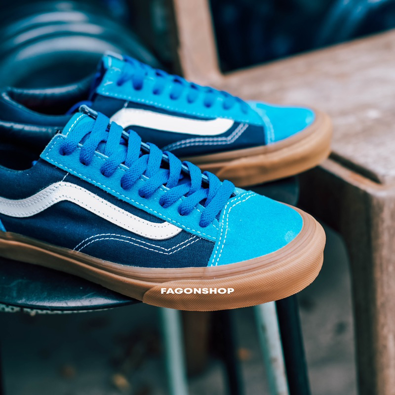 VANS STYLE 36 GUM TRUE NAVY/DRESS BLUE ORIGINAL 100%