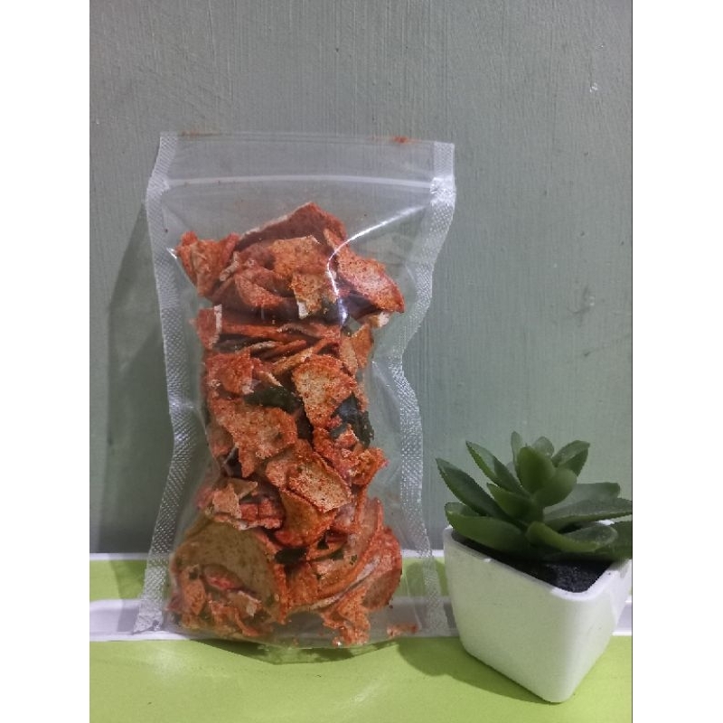 

Basreng Pipih Rasa Pedas Khas Daun Jeruk 85 Gram - Ainun Store