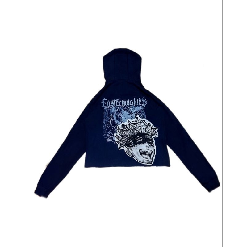 Crop Hoodie custom rework anime jujutsu kaisen/ sukuna