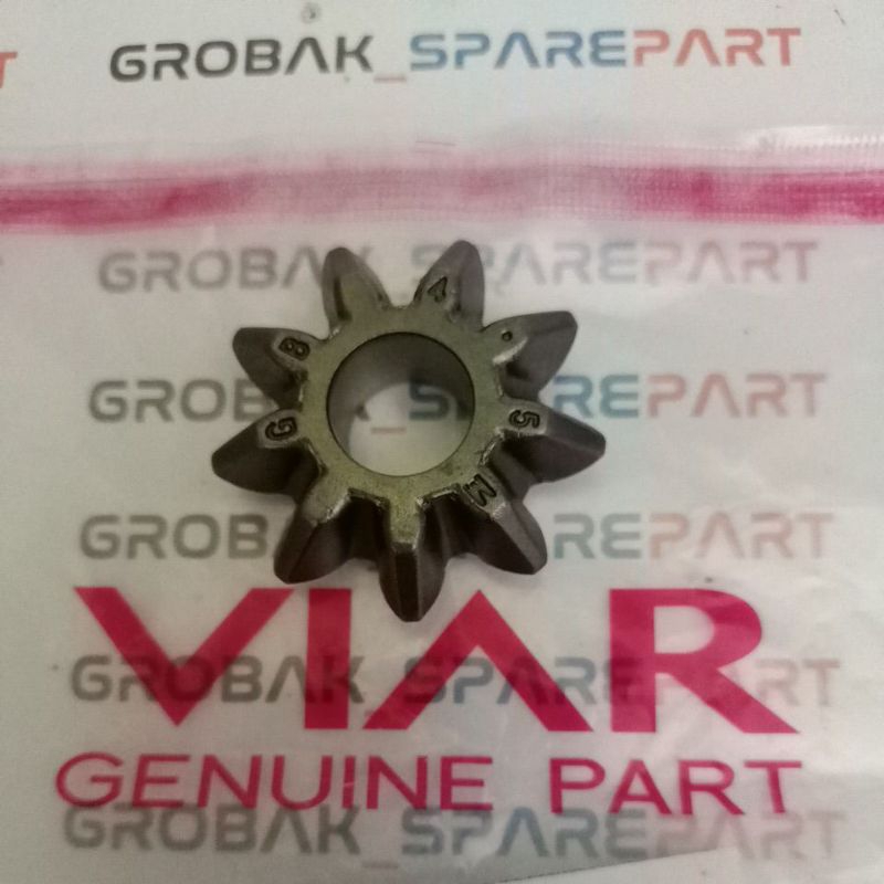 Cone Gear Difrensial (1 Biji) Gigi KECIL Gardan (9T) Viar Karya 300cc Radiator, Original