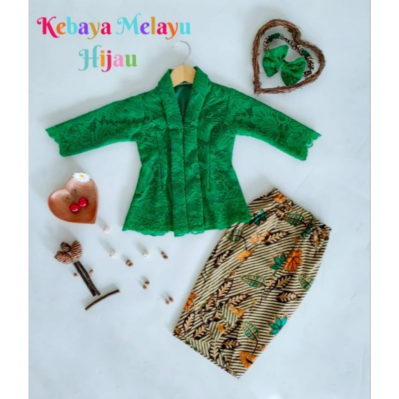 kebaya melayu maroon/kebaya melayu anak/kebaya anak terbaru/kebaya anak tk/kebaya wisuda anak