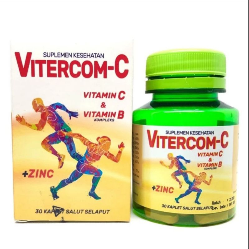 vitercom-c multivitamin c dan b kompleks tubuh sehat dan fit