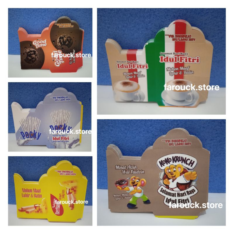 

10pcs amplop angpau lebaran motif kartun motif snack ukuran medium terbaru bisa mix