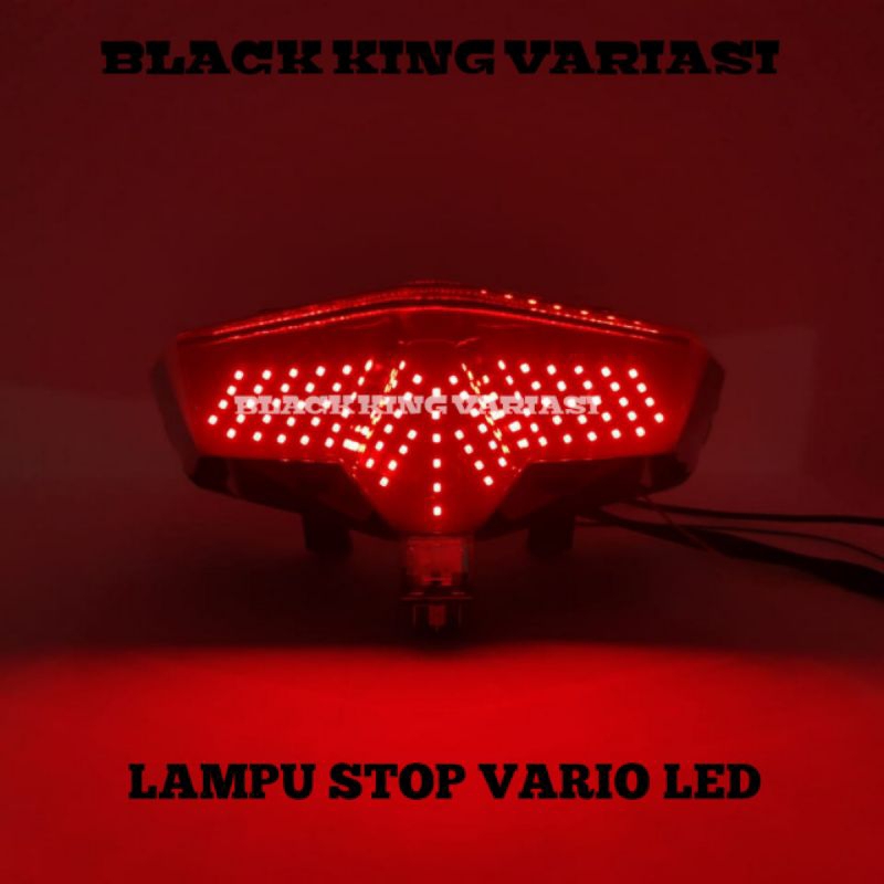 Lampu Stop Vario 125 150 LED Running Stoplamp Vario Led New Full Set Mika Lampu Stop Belakang Vario New 7 Mode