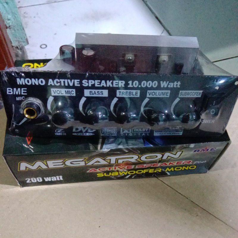 kit power aktif mono Megatron plus subwoffer