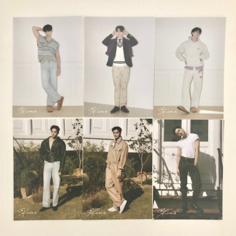 [OFFICIAL] Photo sticker set song kang season's greetings 2023 pc photocard stiker songkang sg23 sg2
