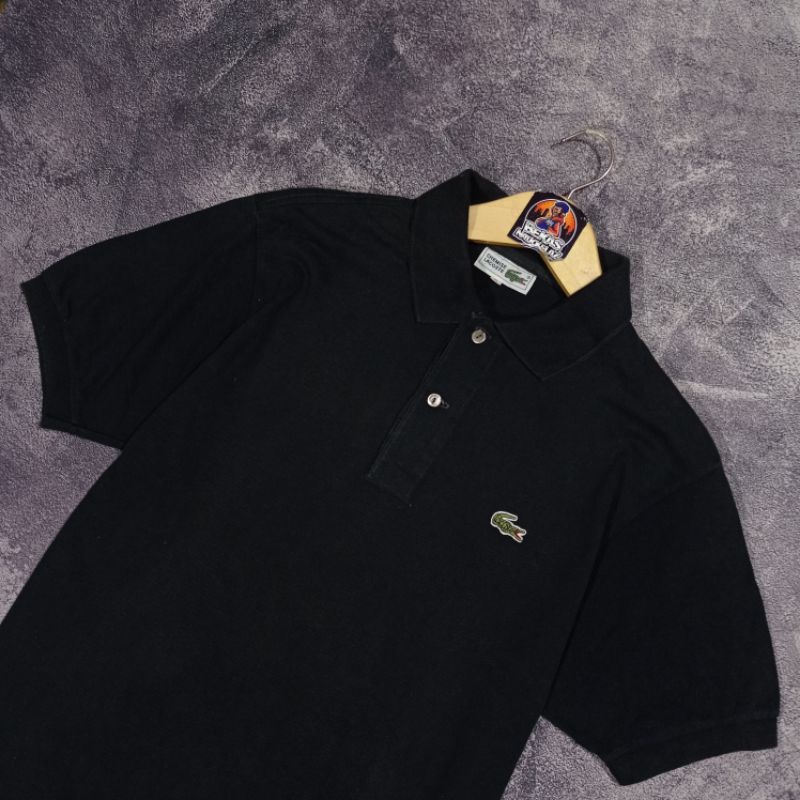 Kaos baju polo/kerah vtg chemise Lacoste bekas second branded casual preloved