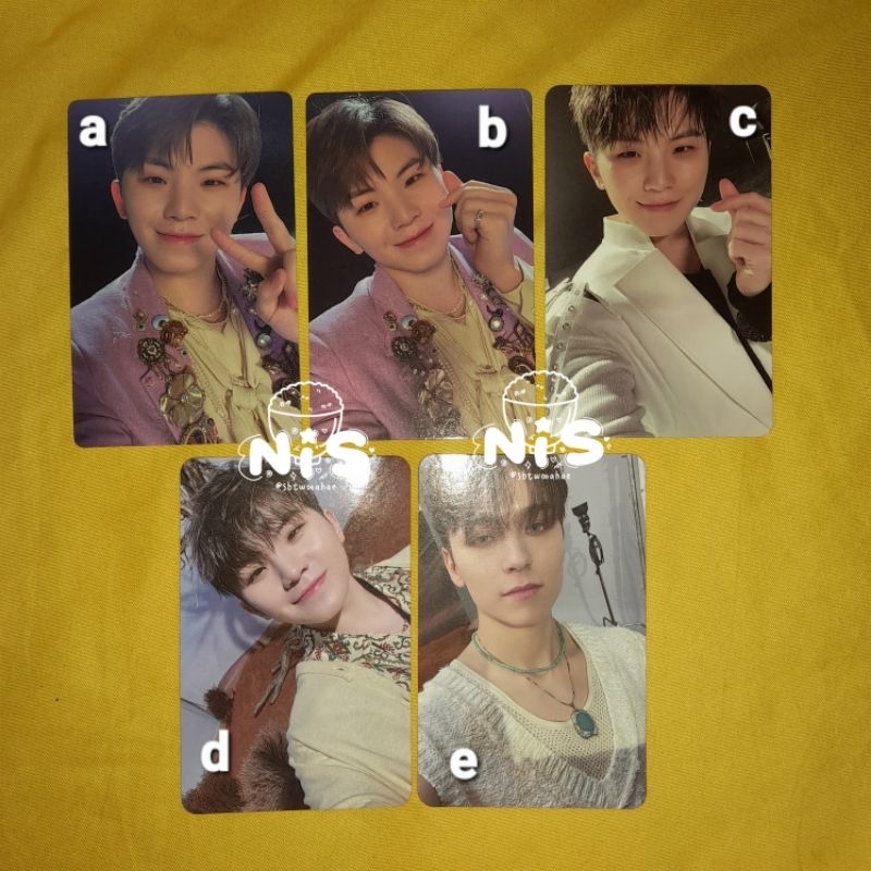 photocard woozi vernon fts shadow carver ray
