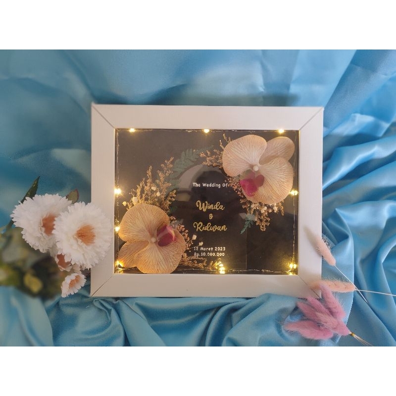 Mahar acrilic mahar akrilik mahar minimalis mahar lampu led mahar pernikahan mahar viral mahar kekin