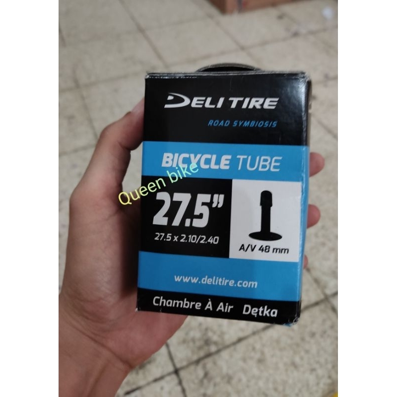 ban dalam sepeda 27.5x2.10/2.40 deli cop motor av 48mm