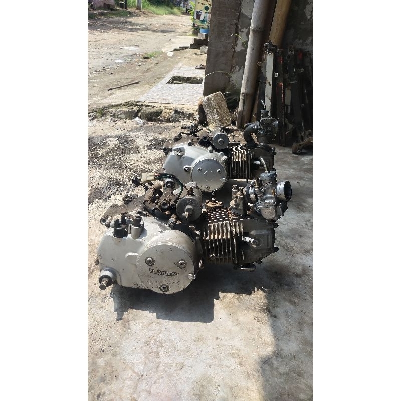 MESIN SUPRA X 125 KHARISMA SET ORIGINAL COPOTAN FULL PENGAPIAN