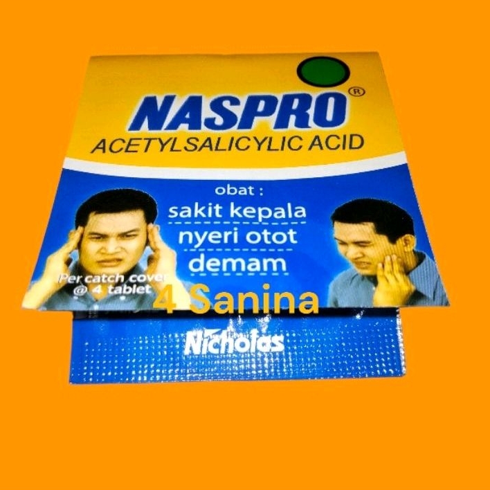 NASPRO / STRIP NASPRO OBAT SAKIT KEPALA NYERI OTOT DEMAM