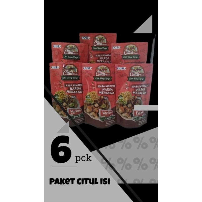 

6 pack Citul isi tetelan sapi
