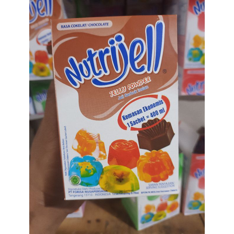 

nutrijel coklat 20gr isi 12shaset