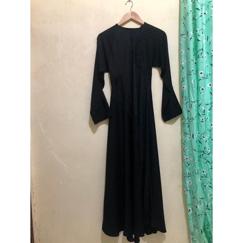 ❌❌SOLDpreloved abaya saudi fursan | abaya saudi umbrella | preloved abaya saudi