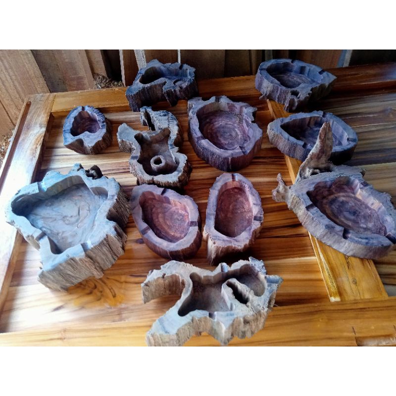 Asbak kayu unik sonokeling