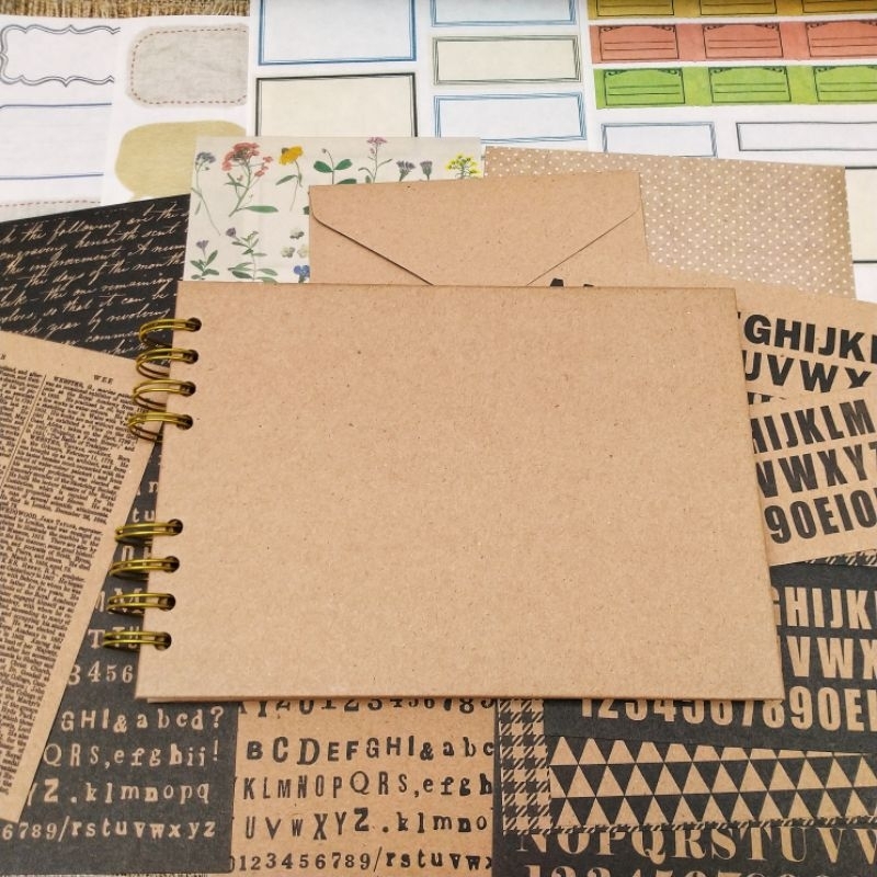 

Scrapbook Album DIY photo journal - landscape DP023 A5 and square DP025 19cmx19cm
