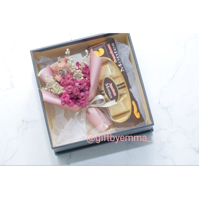 

gift box flower / kotak hadiah bunga