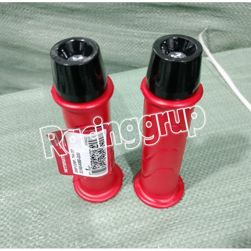 NEW Handgrip Handfat model ori beat vario supra +Jalu Stang Pcx Universal MERAH