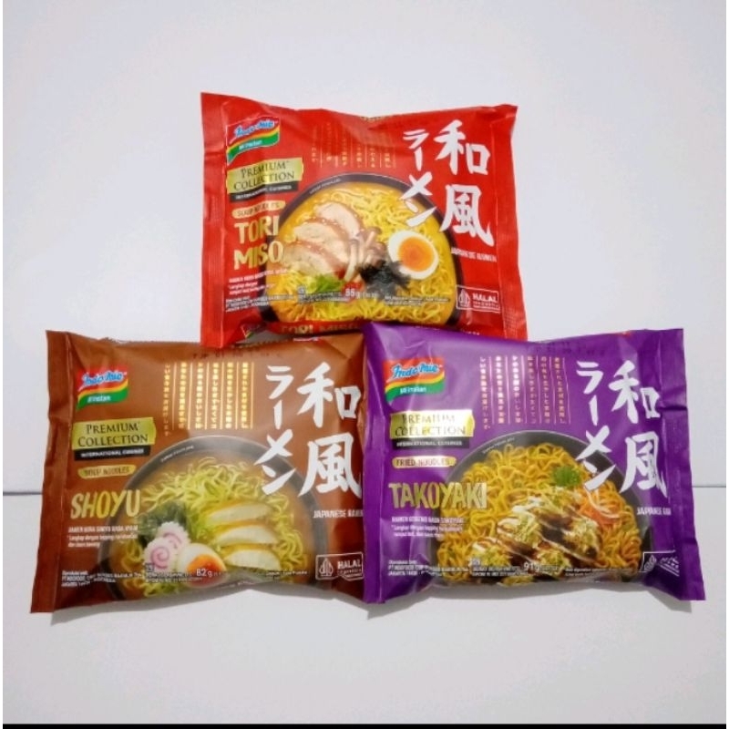

Indomie premium Japanese collection