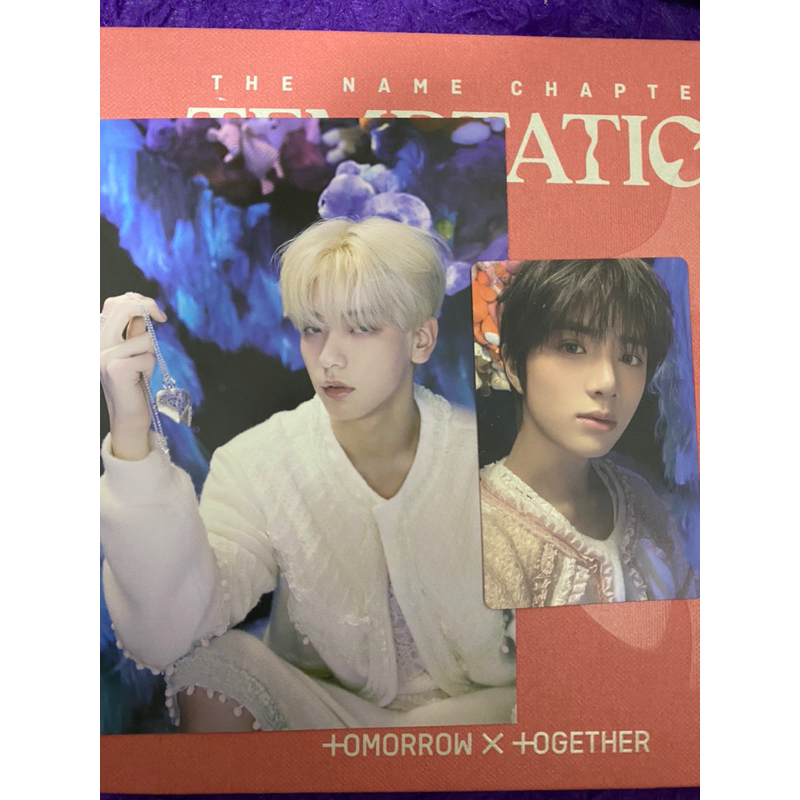 TXT The Name Chapter:TEMPTATION Photocard PC yeonjun soobin beomgyu taehyun KAI