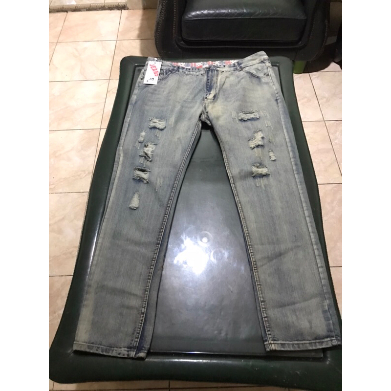 RIPPED JEANS JEANS SOBEK JEANS BIG SIZE SIZE 40