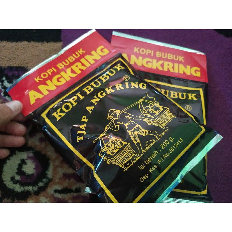 

kopi angkring toko podjok 200gr oleh-oleh khas solo/kopi tjap angkring warung pojok 200gr khas solo