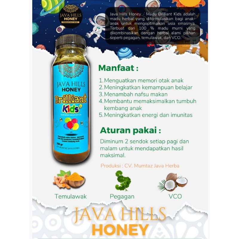 

Madu kids brilliant Java hills honey
