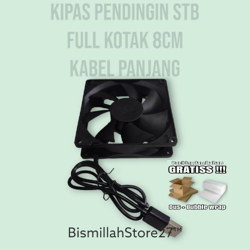 KIPAS PENDINGIN STB USB 8CM KABEL PANJANG HIGHSPEED