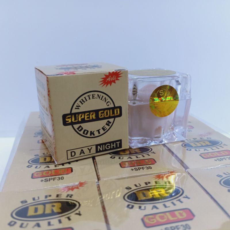 Lusinan - Cream Dr Gold Murah Whitening Dokter Super Gold