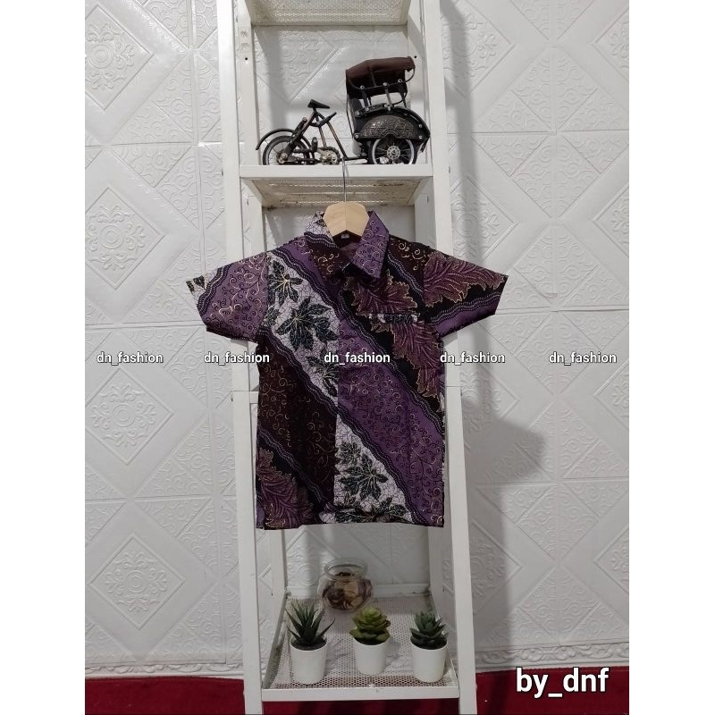 MOTIF CM LILAC/KEMEJA BATIK/KEMEJA BATIK COUPLE/KEMEJA BATIK ANAK/ROK LILIT BATIK/ROK PLISKET BATIK/ALLSIZE