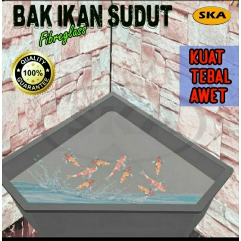 BAK IKAN / KOLAM IKAN FIBER BERKUALITAS
