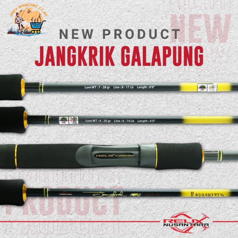 Joran Relix Nusantara JANGKRIK Galapung Series