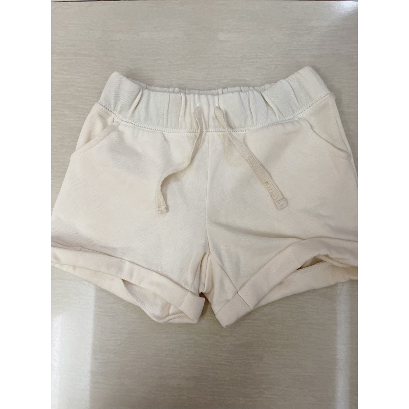 Celana pendek putih rijek noda (barang sisa export)