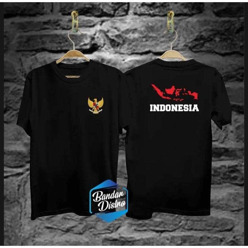 KAOS PETA INDONESIA MERAH PUTIH INDONESIA