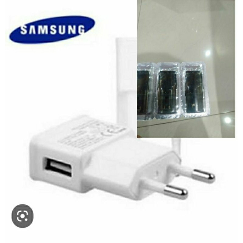 kepala charger Sansung original isi 3pcs SP 2$(chmek)