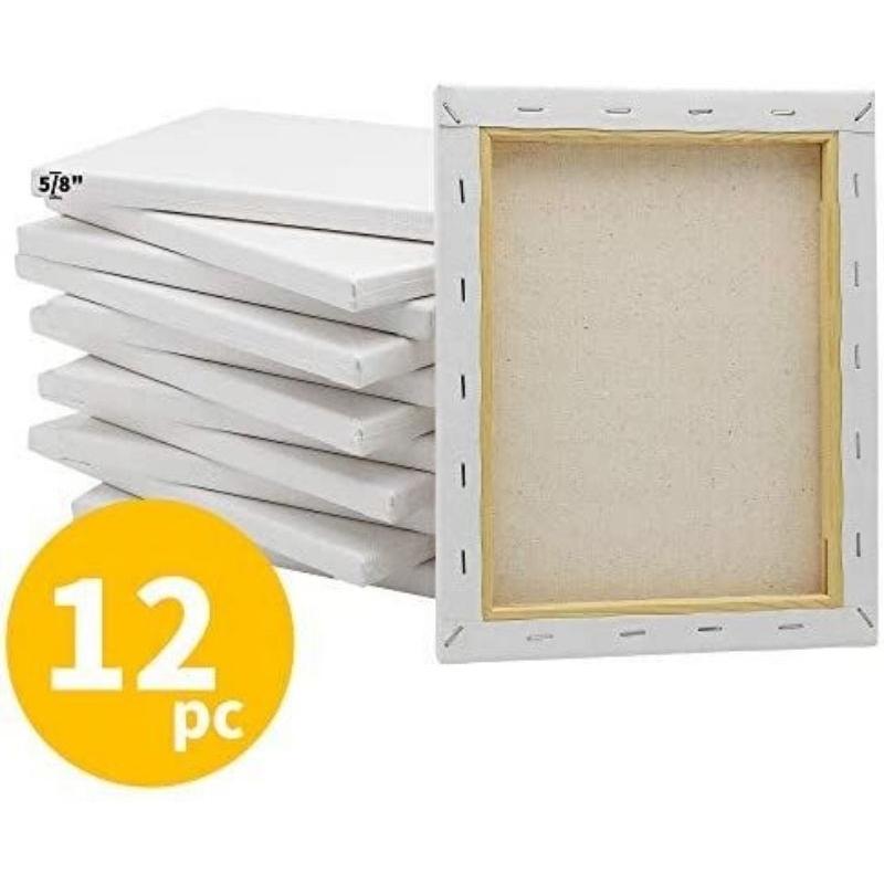 

Kanvas 20x20 Canvas lukis Premium 20x20cm isi 12 pics canvas kanfas kanpas ukuran 20x20 cm