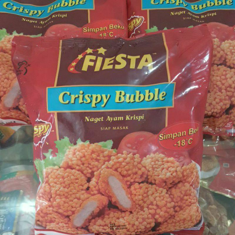 

Nugget ayam crispy bubble 500gr Fiesta